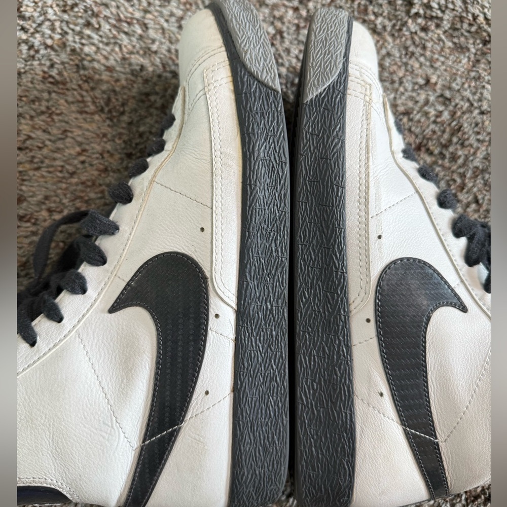 Nike Blazer Mid GS 'White Anthracite' (318705-105) size 6.5Y - Picture 8 of 16